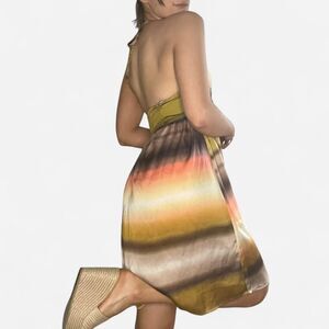 H&M Women's Sunset Colorway Midi-Dress